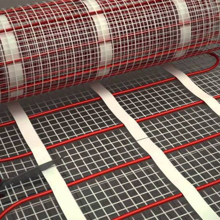 Elektrische vloerverwarming pakketten op mat - Drainhandel