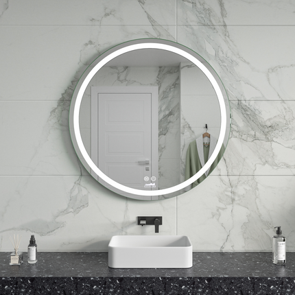 LM-208-80cm close - ronde spiegel met ledverlichting