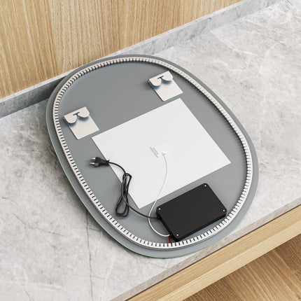 Moderne Badkamer Spiegel "Bardosu" - 80 x 60 cm - LED & Anti - condens - Drainhandel