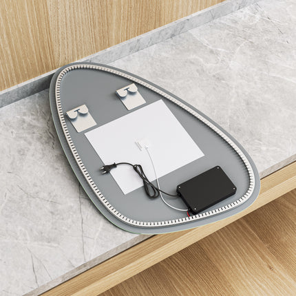 Moderne Badkamer Spiegel "Monti" - 90 x 60 cm - LED & Anti - condens - Drainhandel