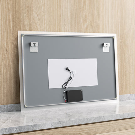 Moderne Badkamer Spiegel "Oristano" - 80 x 120 cm - LED & Anti - condens - Drainhandel