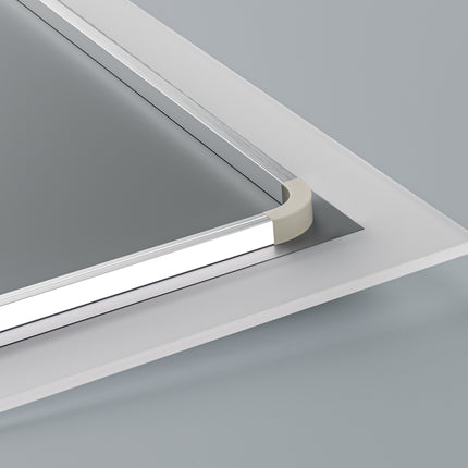 Moderne Badkamer Spiegel "Oristano" - 80 x 60 cm - LED & Anti - condens - Drainhandel