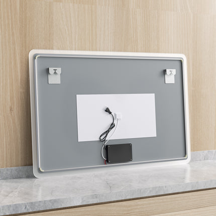 Moderne Badkamer Spiegel "Alghero" - 80 x 120 cm - LED & Anti - condens - Drainhandel