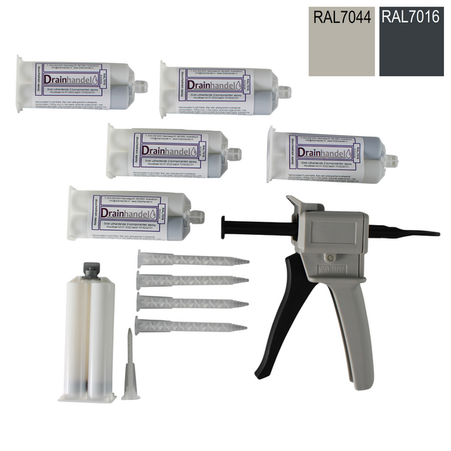 CityLine Epoxy kit set voor douchegoten 160 cm lang