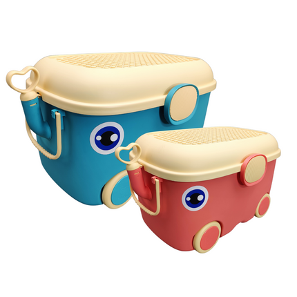 CityLine Olifanten opbergbox Blauw & Roze - Set van 2