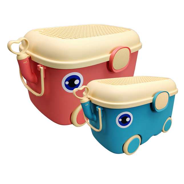 CityLine Olifanten opbergbox Roze & Blauw - Set van 2