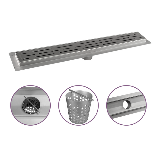 CityLine RVS douchegoot 60 cm met onderuitloop
