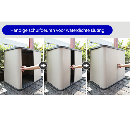 CityLine TopDesign Cityline Tuin opbergbox tuinkast premium  XXL