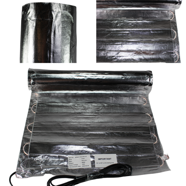 Innovaheat AF Mat Elektrische losse vloerverwarming op aluminium