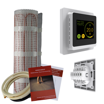 Innovaheat Elektrische vloerverwarming op mat - 2 m²