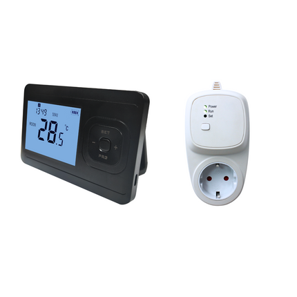 VH Control "Echo" Draadloze programmeerbare thermostaat - Zwart