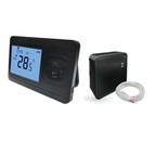 Type R : Opbouw ontvanger zwart inclusief vloersensor (max 3000 watt)