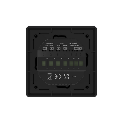 VH Control "Olympus " Digitale wifi thermostaat - Zwart