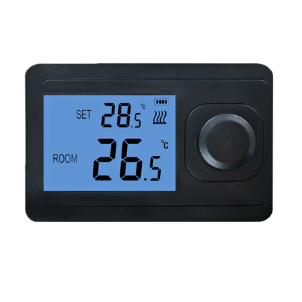 VH Control "Otus" Draadloze RF thermostaat - Mat Zwart