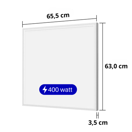 VH Infrarood paneel met LED verlichting & wifi - 400 Watt