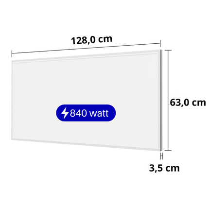 VH Infrarood paneel met LED verlichting & wifi - 840 Watt